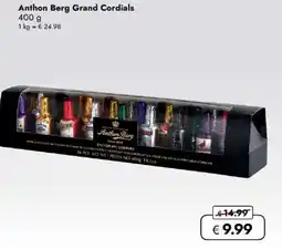 Travel FREE Anthon berg grand cordials Angebot
