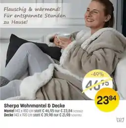 Reiter Sherpa wohnmantel & decke Angebot