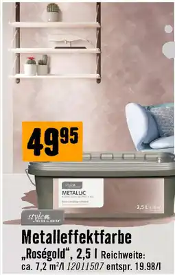 Hornbach Metalleffektfarbe Angebot