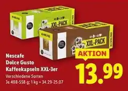 Lidl Nescafe Dolce Gusto Kaffeekapseln XXL-3er Angebot