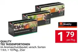 Transgourmet Quality tee tassenportionen Angebot
