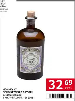 Transgourmet Monkey 47 Schwarzwald Dry Gin Angebot