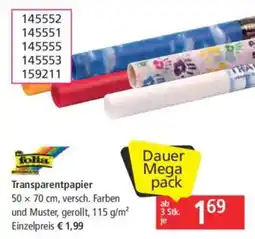 Libro Transparentpapier Angebot