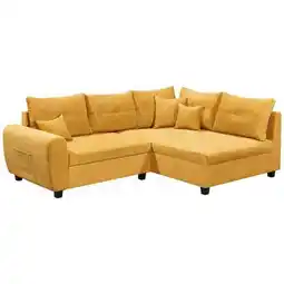Möbelix Ecksofa mit Schlaffunktion + Kissen Lea, Polyester-Nylon Angebot