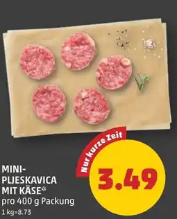 PENNY Mini- pljeskavica mit Angebot