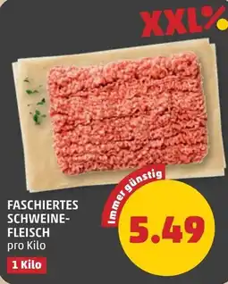 PENNY Faschiertes schweine- fleisch Angebot