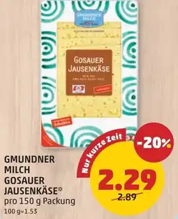 PENNY Gmundner Milch Gosauer Jausenkäse Angebot