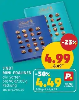 PENNY Lindt mini-pralinen Angebot