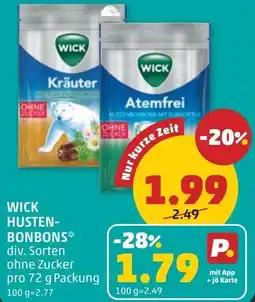 PENNY Wick husten- bonbons Angebot