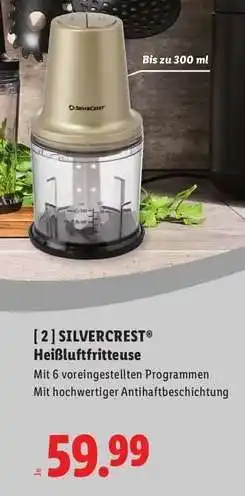 Lidl SILVERCREST Heißluftfritteuse Angebot
