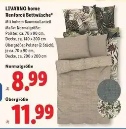 Lidl LIVARNO home Renforcé Bettwäsche Angebot