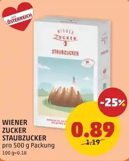 PENNY Wiener zucker staubzucker Angebot