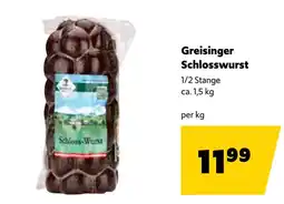 Eurogast Grissemann Greisinger Schlosswurst Angebot