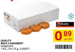 Transgourmet Quality back camembert Angebot