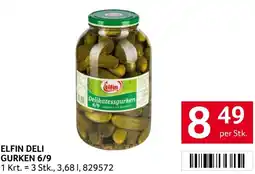 Transgourmet Elfin deli gurken 6/9 Angebot