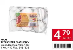 Transgourmet Maxi teelichter flachpack Angebot