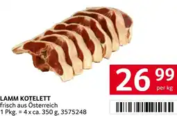 Transgourmet Lamm kotelett Angebot