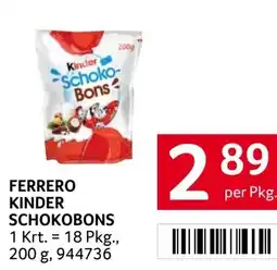 Transgourmet Ferrero kinder schokobons Angebot