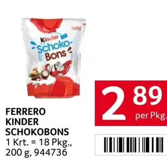 Transgourmet Ferrero kinder schokobons Angebot