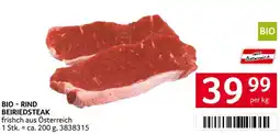 Transgourmet Bio- rind beiriedsteak Angebot