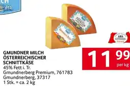 Transgourmet Gmundner milch österreichischer schnittkäse Angebot