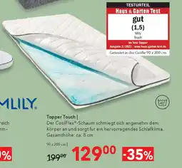 Matratzen Concord Topper Touch Angebot