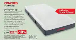 Matratzen Concord Komfortschaum- oder Taschenfederkern-Matratze Angebot
