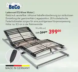 Matratzen Concord Lattenrost EQ-Move Motor Angebot