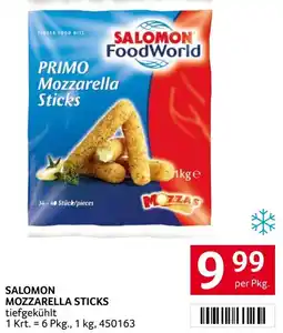 Transgourmet Salomon mozzarella sticks Angebot