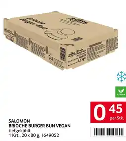 Transgourmet Salomon brioche burger bun vegan Angebot