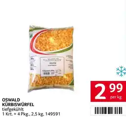 Transgourmet Oswald kürbiswürfel Angebot