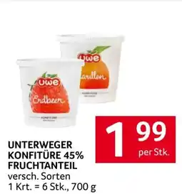 Transgourmet Unterweger konfitüre 45% fruchtanteil Angebot