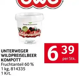 Transgourmet UNTERWEGER WILDPREISELBEER KOMPOTT Angebot