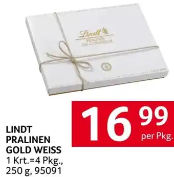 Transgourmet LINDT PRALINEN GOLD WEISS Angebot
