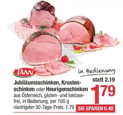 Maximarkt Jubiläumsschinken, krusten schinken oder heurigenschinken Angebot
