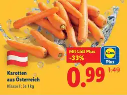 Lidl Karotten aus Österreich Angebot