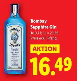 Lidl Bombay Sapphire Gin Angebot