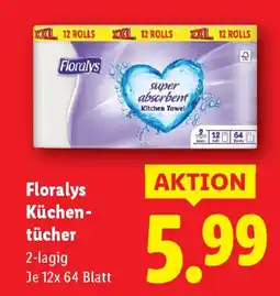 Lidl Floralys küchen tücher Angebot