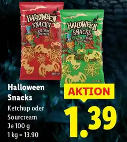 Lidl Halloween snacks Angebot