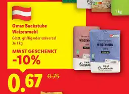 Lidl Omas backstube weizenmehl Angebot