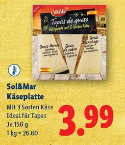 Lidl Sol&mar käseplatte Angebot