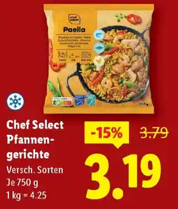 Lidl Chef select pfannen gerichte Angebot
