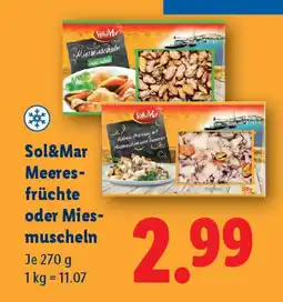 Lidl Sol&mar meeres früchte oder mies muscheln Angebot