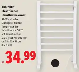 Lidl Tronic elektrischer handtuchwärmer Angebot