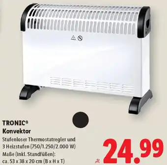Lidl Tronic konvektor Angebot