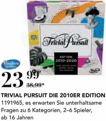 Hausmann Trivial Pursuit Die 2010er Edition Angebot