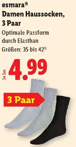 Lidl Esmara damen haussocken Angebot