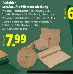 Lidl Parkside schafwollfilz pflanzenabdeckung Angebot