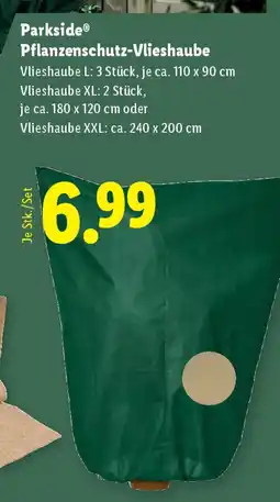 Lidl Parkside Pflanzenschutz Vlieshaube Angebot