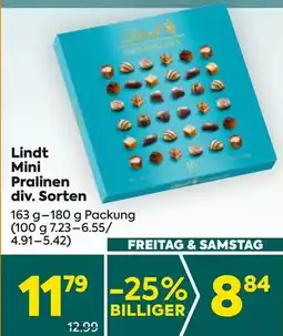 Billa Lindt Mini Pralinen Angebot